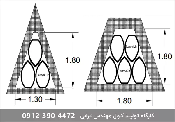 حفر انباری و کول گذاری انباری چاه با استفاده از کول انباری ۵۰ در ۹۰