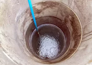 علت کم شدن آب چاه